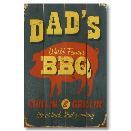 WILE E. WOOD Wile E. Wood WDWB1420 14 x 20 Dads BBQ Wood Art WDWB1420